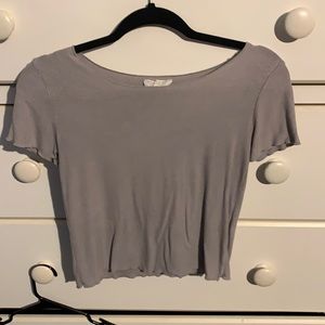 Light weights crop top
